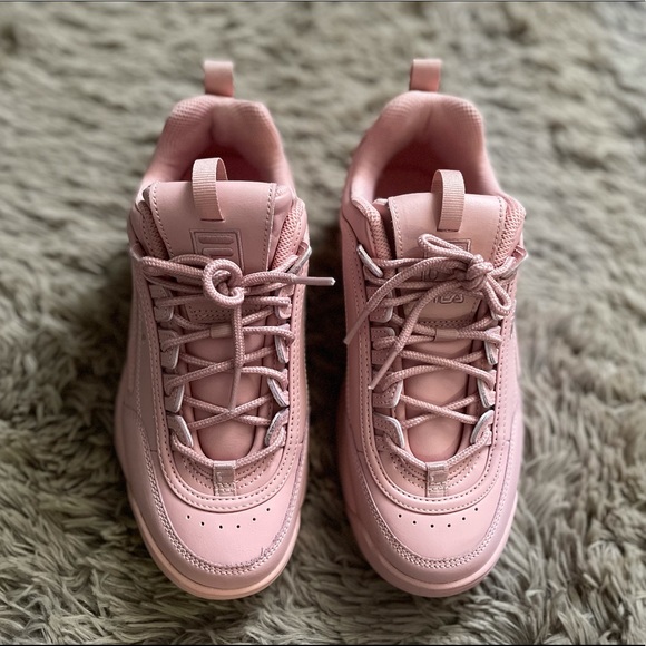 COPY - FILA Women’s Disruptor Running Shoe Pink (Fits 8) - Picture 4 of 6